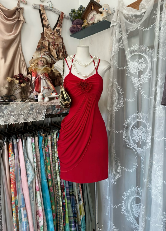 Red Sheath Birthday Dress Homecoming Dress J6690