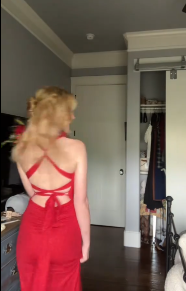 Rotes Etuikleid, langes Ballkleid mit Seitenschlitz, sexy, formelles Abendkleid J8672