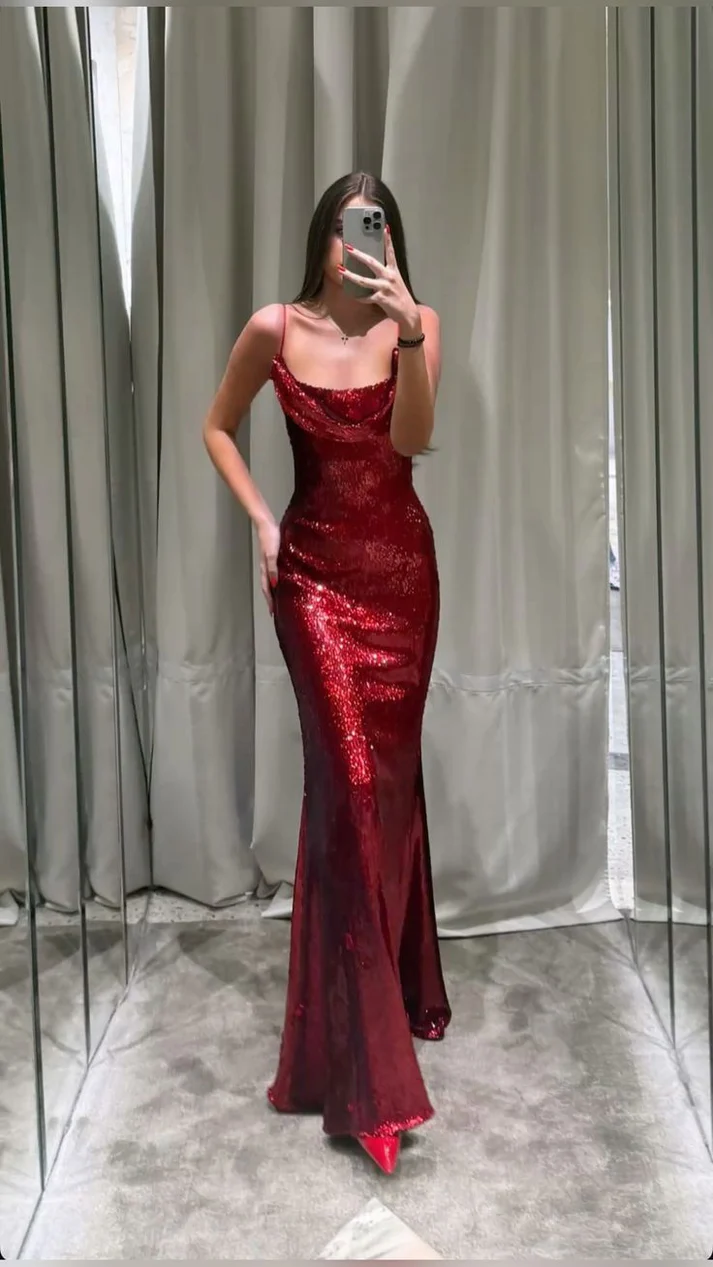 burgundy birthday dresses Modest Mermaid Slit Prom Outfits fg4943 ___cm/inch Gorgeous Sheath Halter Burgundy Date
