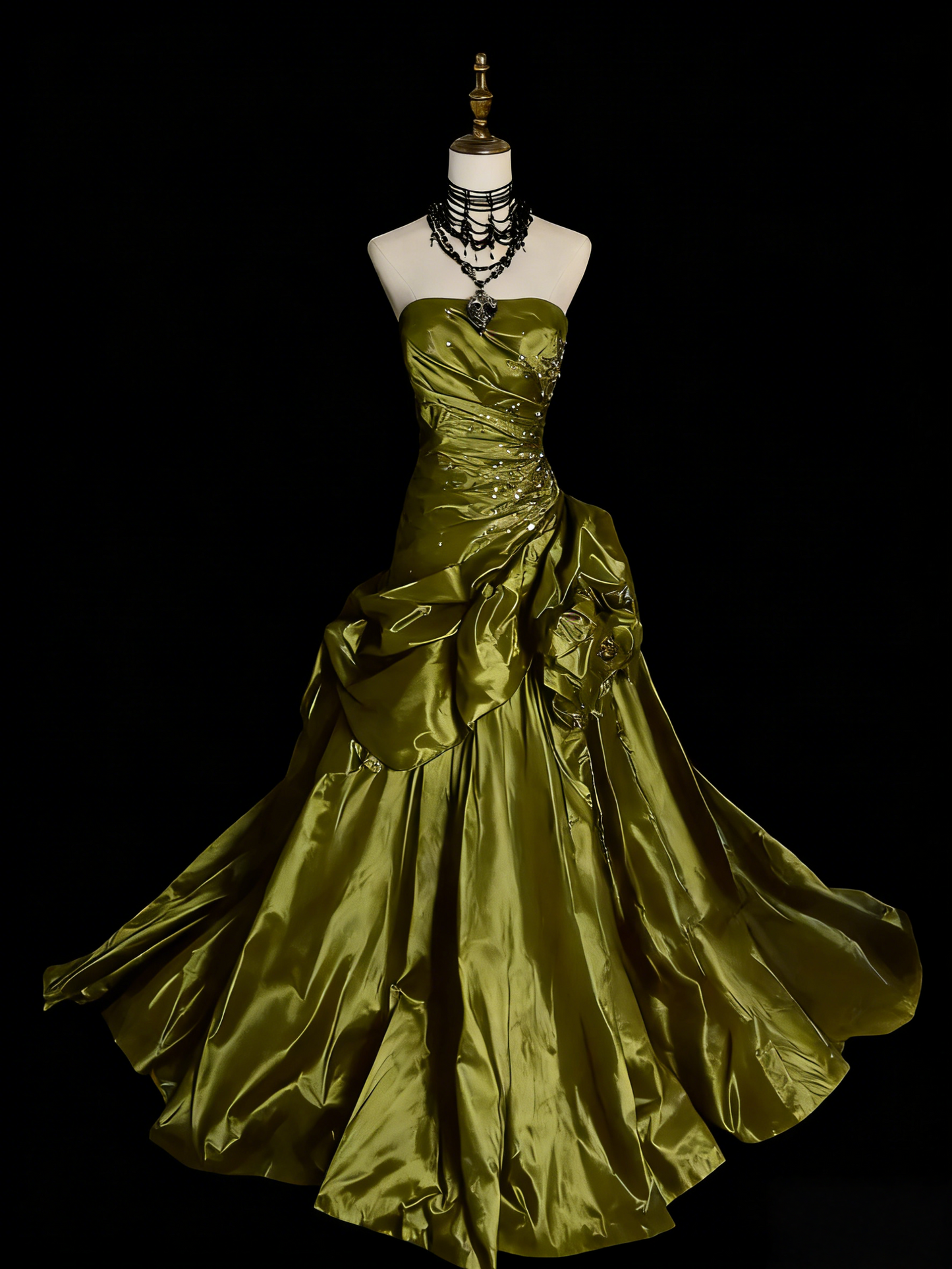 Strapless Royal Blue Prom Dress Satin Birthday Dress J9404